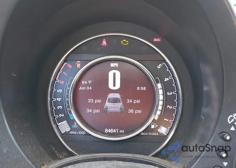 2015 Fiat 500 Pop из США, поврежденный, VIN 3C3CFFAR8FT512925